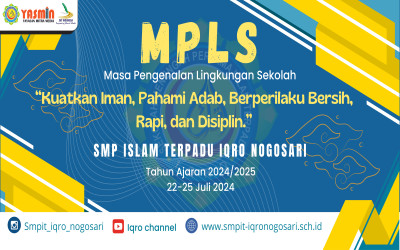 MPLS Hari Pertama Masuk Sekolah di SMP Islam Terpadu Iqro Nogosari Tahun Ajaran 2024/2025