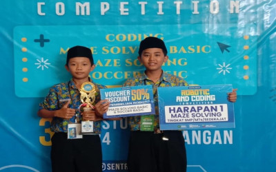 SMP Islam Terpadu Iqro Nogosari Raih Juara Harapan 1 di Kejuaraan Robotic And Coding Competition!